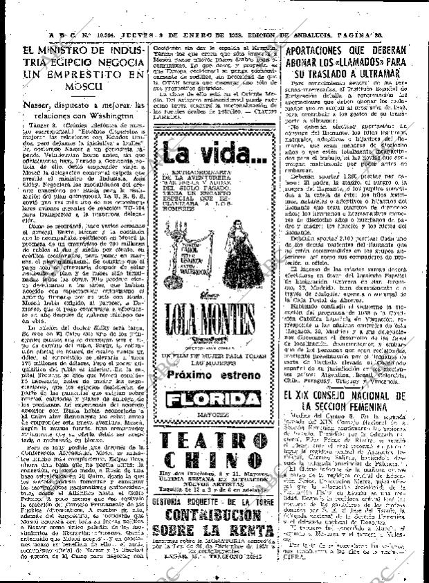 ABC SEVILLA 09-01-1958 página 20