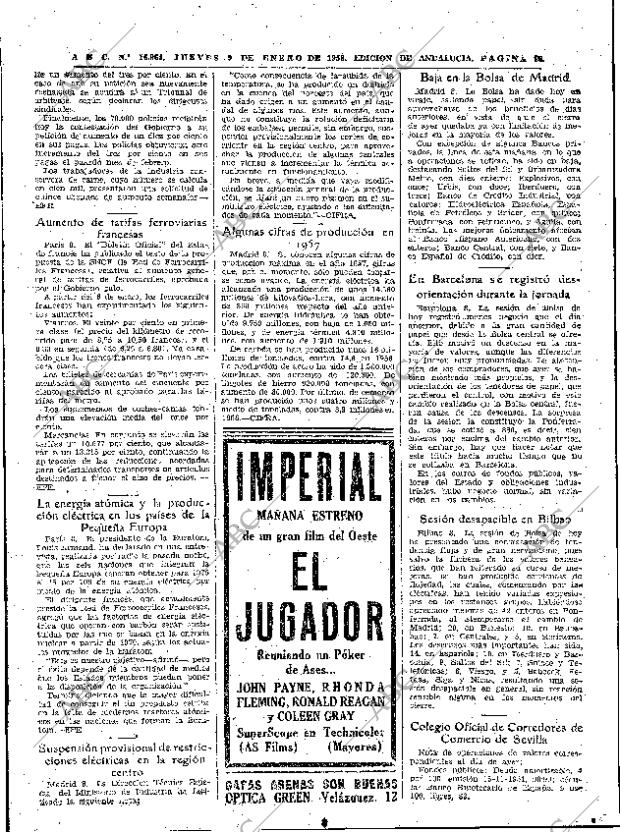 ABC SEVILLA 09-01-1958 página 26