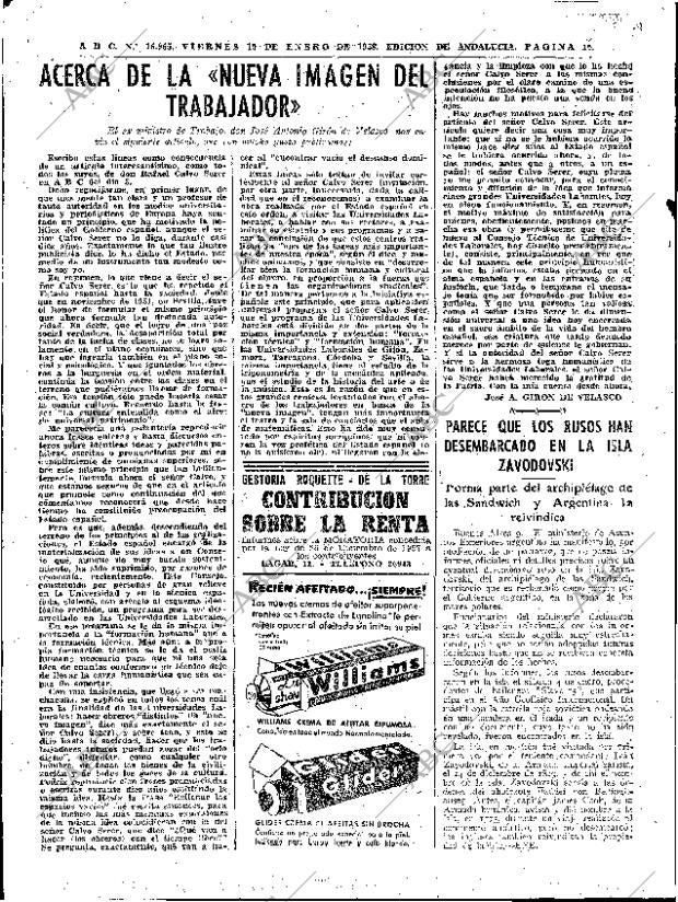 ABC SEVILLA 10-01-1958 página 16