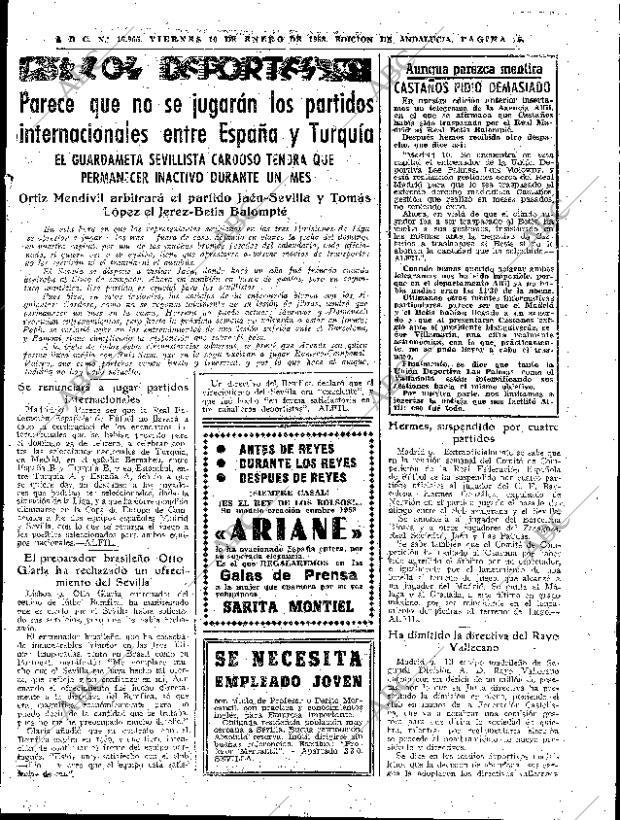 ABC SEVILLA 10-01-1958 página 25