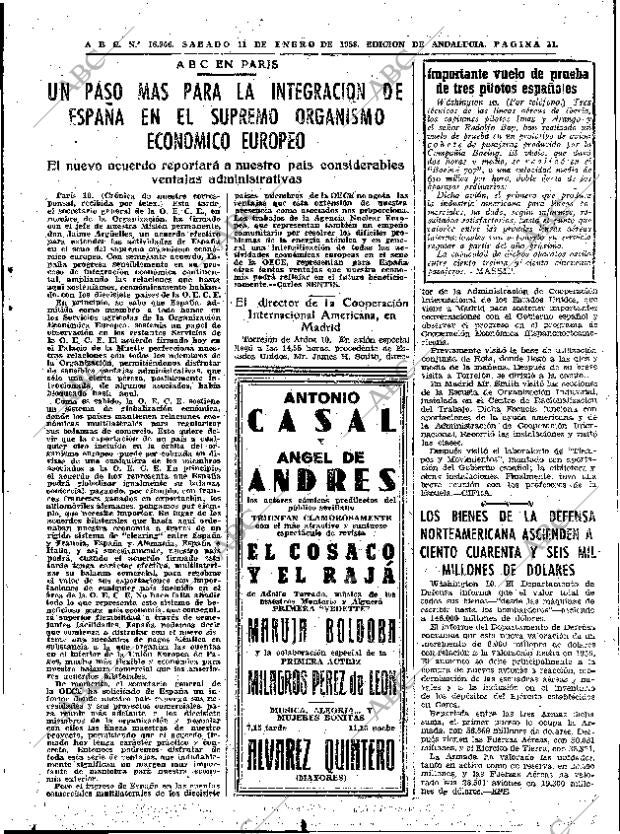 ABC SEVILLA 11-01-1958 página 11