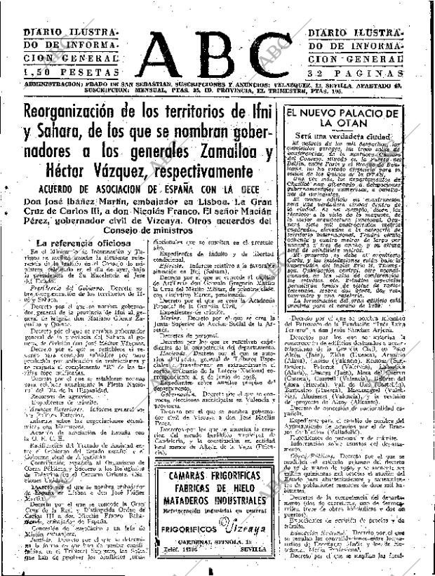 ABC SEVILLA 11-01-1958 página 7