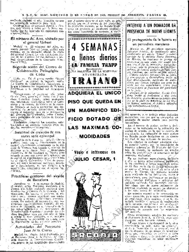 ABC SEVILLA 12-01-1958 página 41