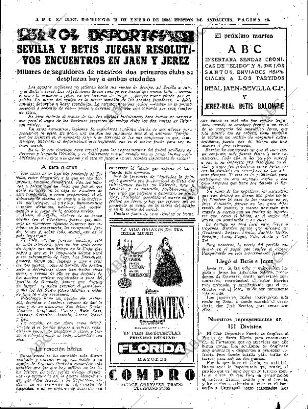ABC SEVILLA 12-01-1958 página 49