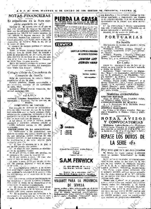 ABC SEVILLA 14-01-1958 página 26