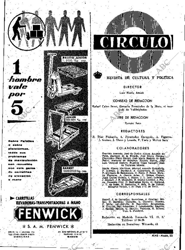 ABC MADRID 16-01-1958 página 21