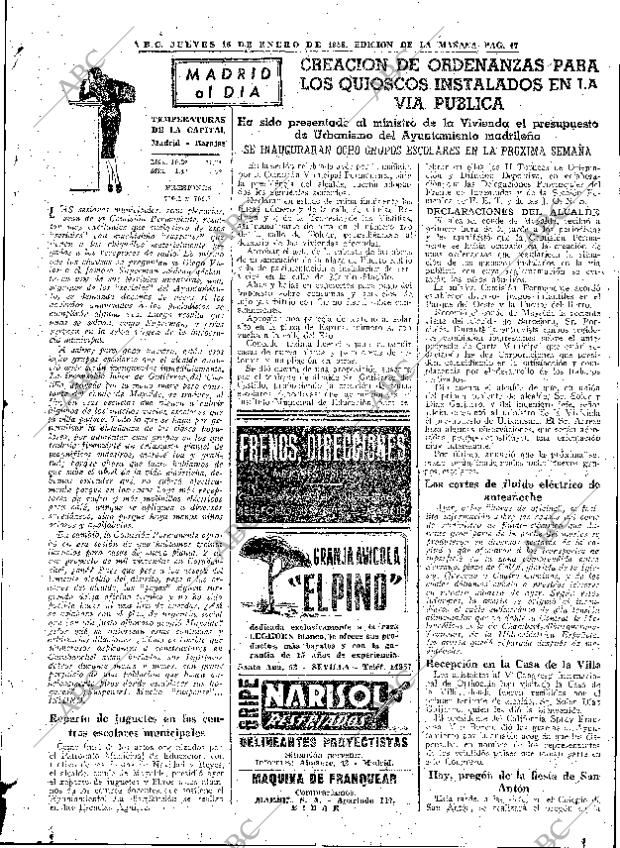 ABC MADRID 16-01-1958 página 47