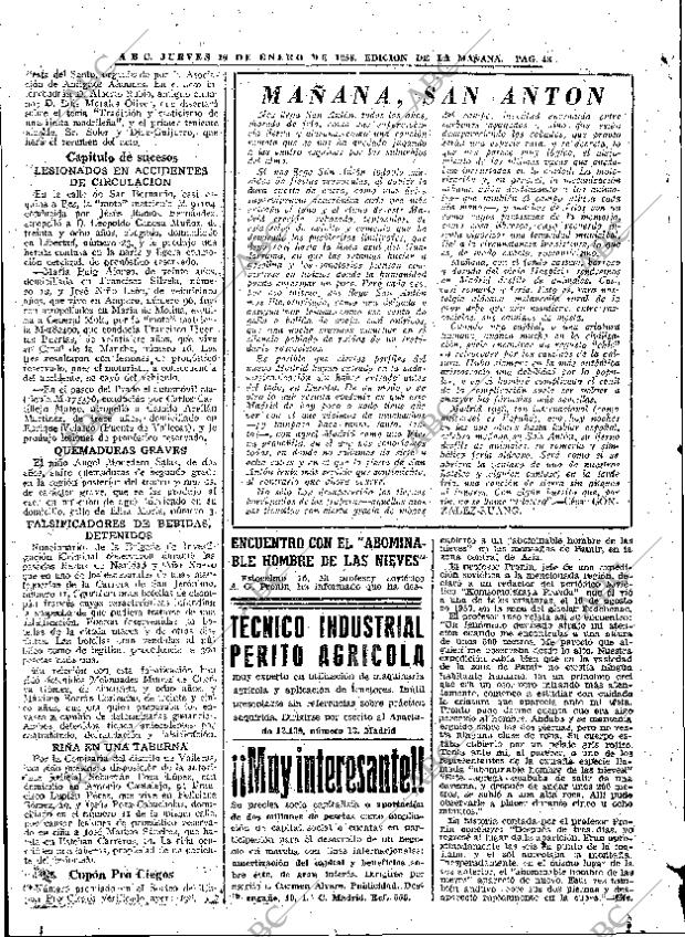 ABC MADRID 16-01-1958 página 48