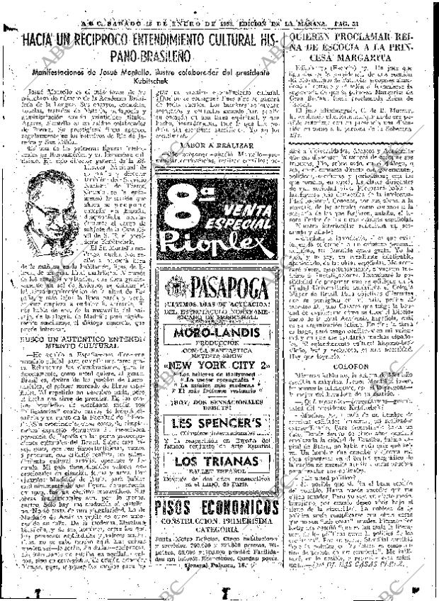 ABC MADRID 18-01-1958 página 33