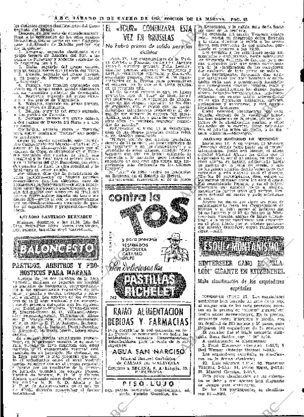 ABC MADRID 18-01-1958 página 42