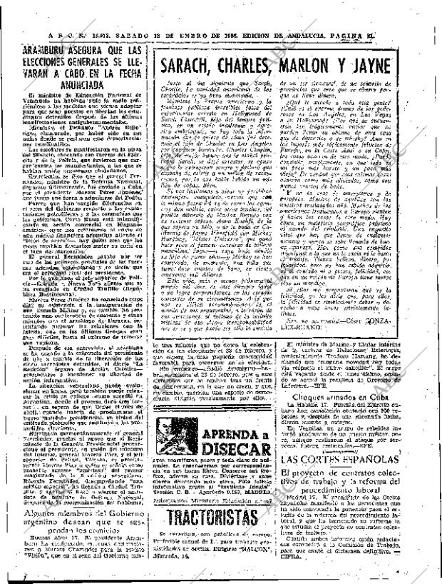 ABC SEVILLA 18-01-1958 página 21