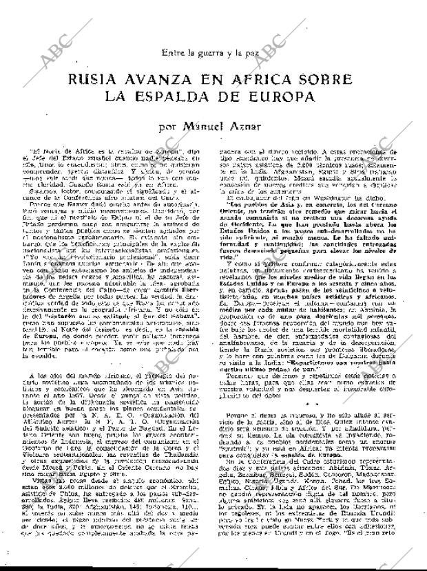 BLANCO Y NEGRO MADRID 18-01-1958 página 13