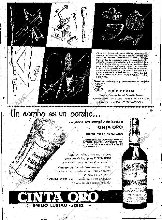 ABC MADRID 22-01-1958 página 20