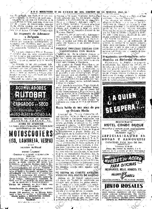 ABC MADRID 22-01-1958 página 36