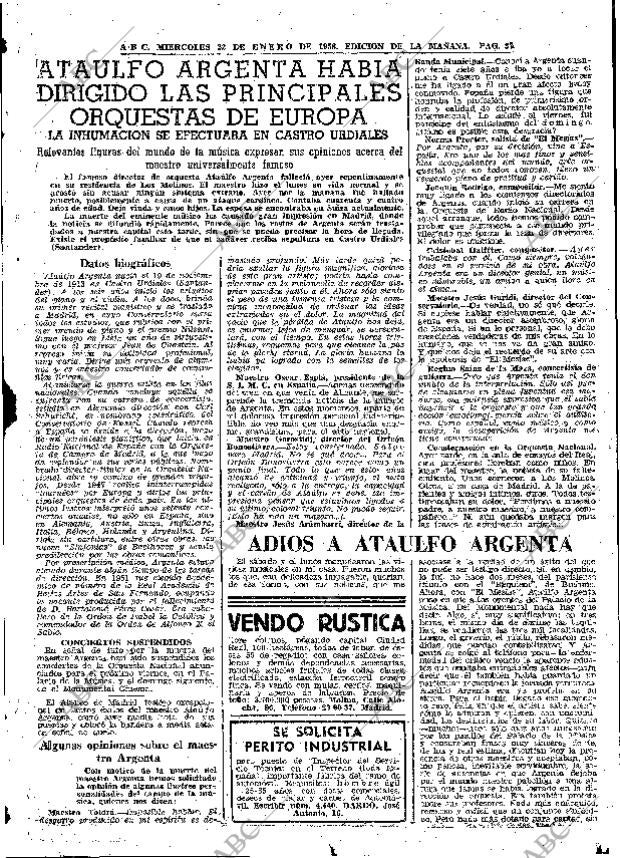 ABC MADRID 22-01-1958 página 37