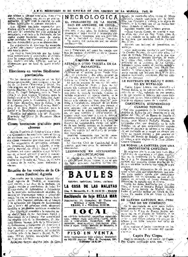 ABC MADRID 22-01-1958 página 50