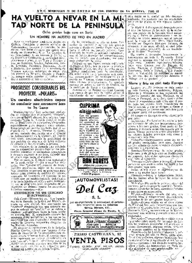 ABC MADRID 22-01-1958 página 53