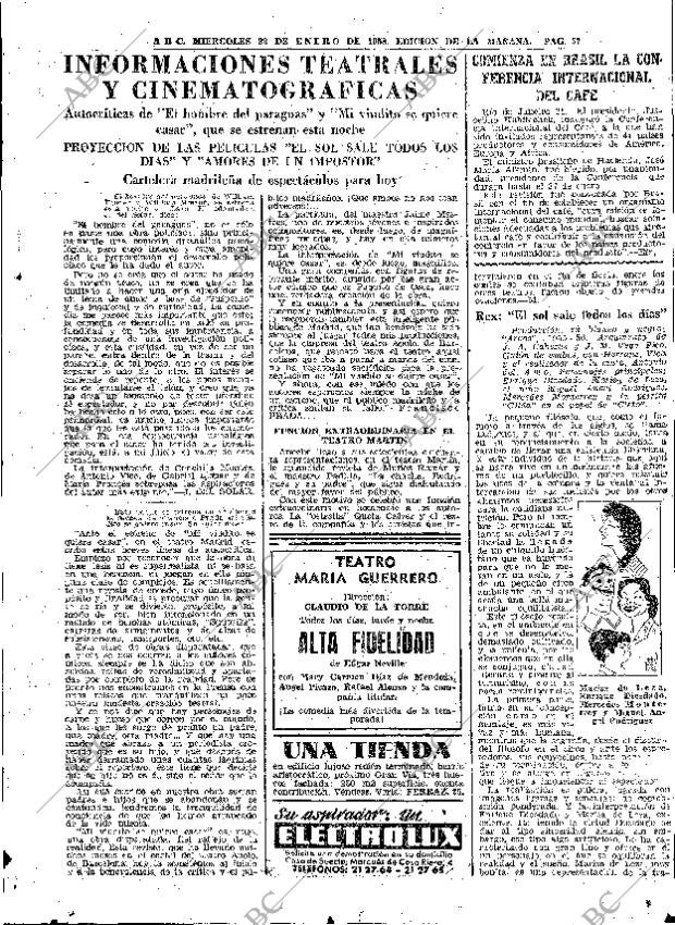 ABC MADRID 22-01-1958 página 57