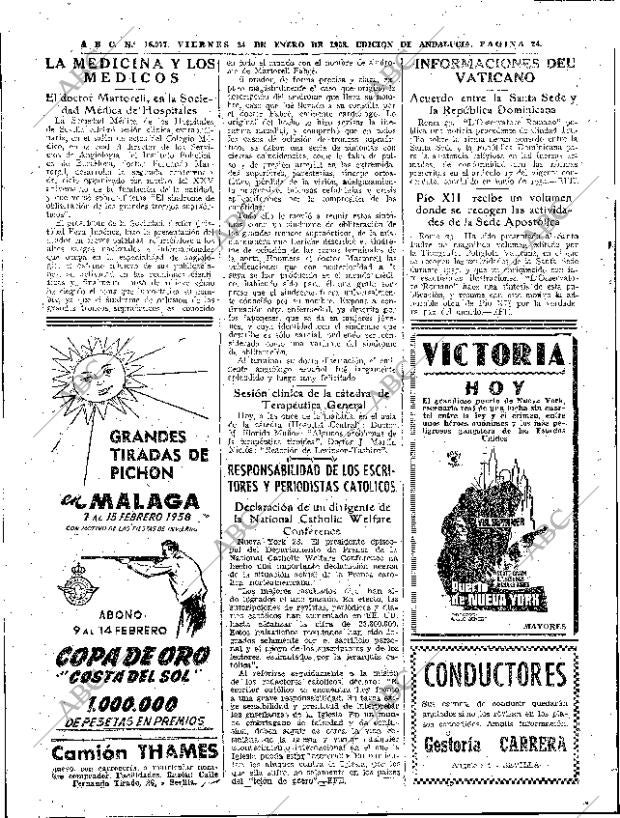 ABC SEVILLA 24-01-1958 página 24