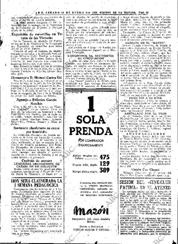 ABC MADRID 25-01-1958 página 37