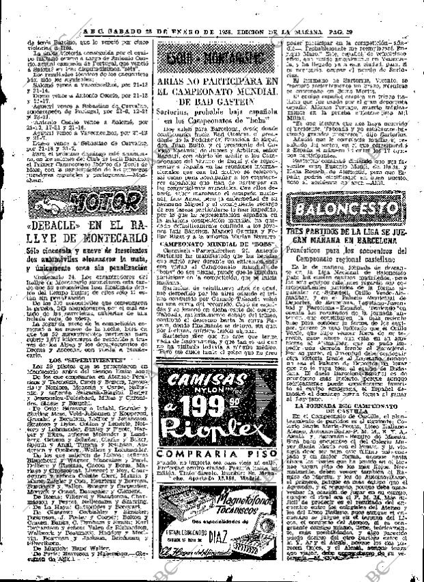 ABC MADRID 25-01-1958 página 39