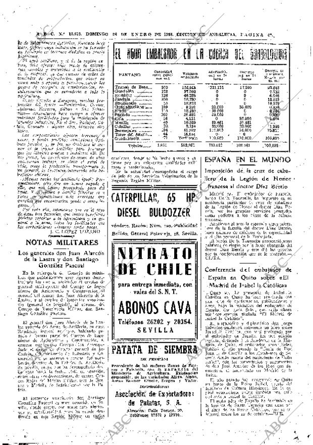 ABC SEVILLA 26-01-1958 página 42