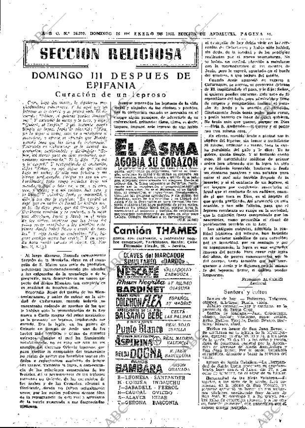 ABC SEVILLA 26-01-1958 página 55