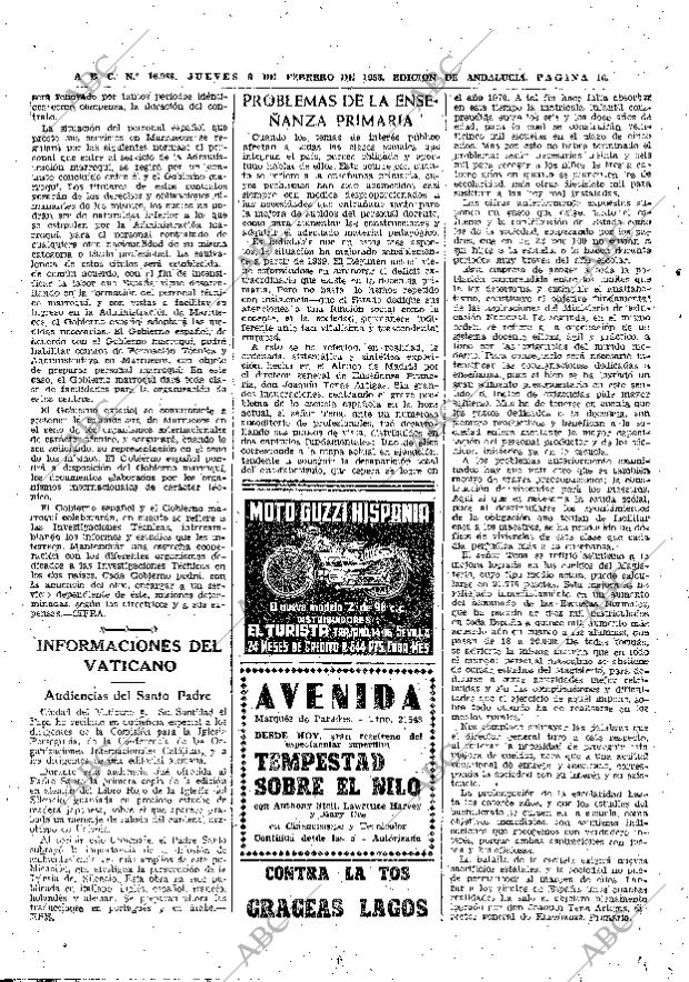 ABC SEVILLA 06-02-1958 página 16
