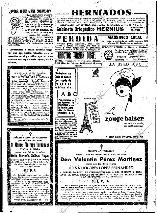 ABC SEVILLA 07-02-1958 página 38