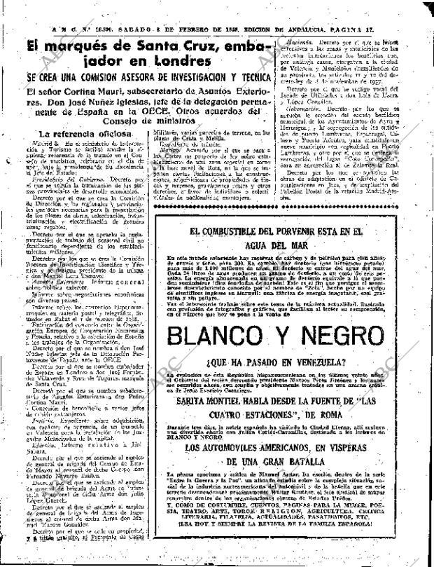 ABC SEVILLA 08-02-1958 página 17