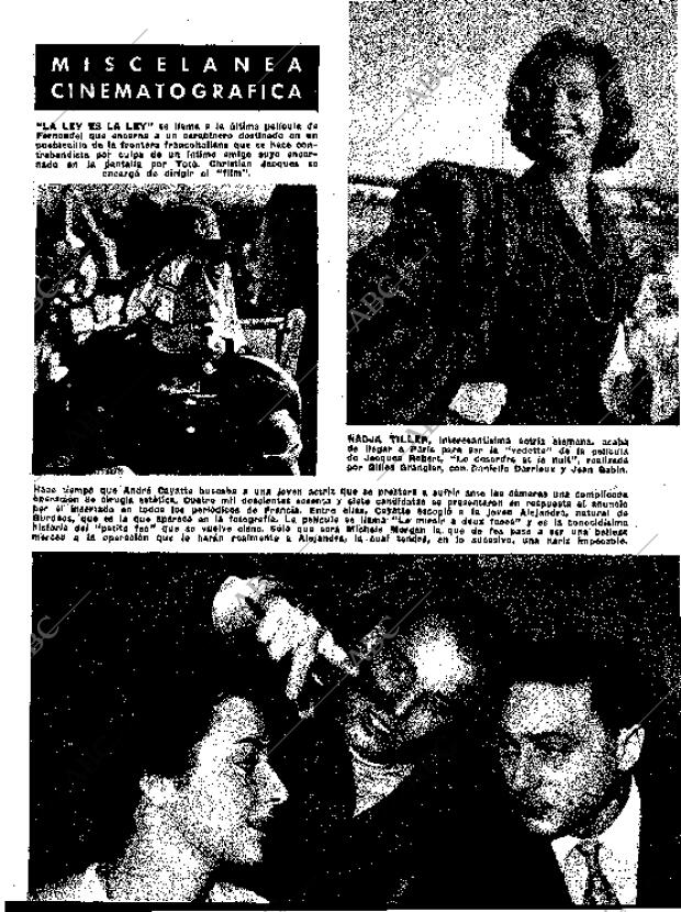BLANCO Y NEGRO MADRID 15-02-1958 página 51