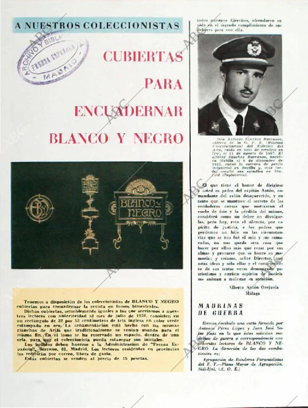 BLANCO Y NEGRO MADRID 15-02-1958 página 6
