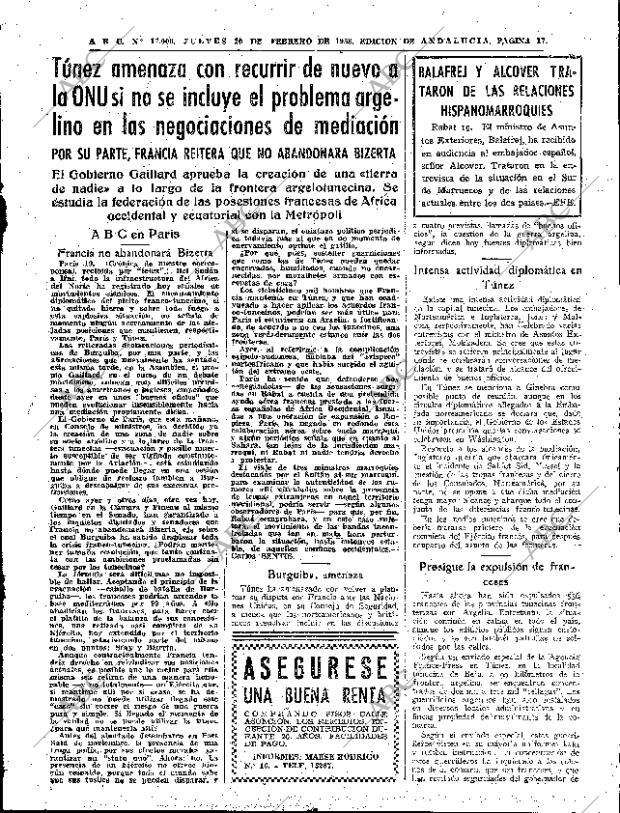 ABC SEVILLA 20-02-1958 página 17