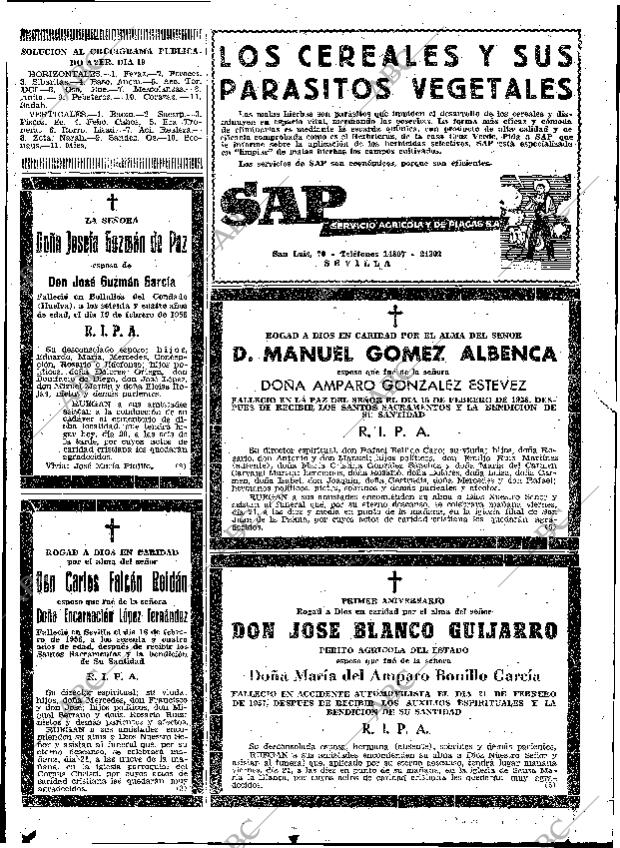 ABC SEVILLA 20-02-1958 página 38