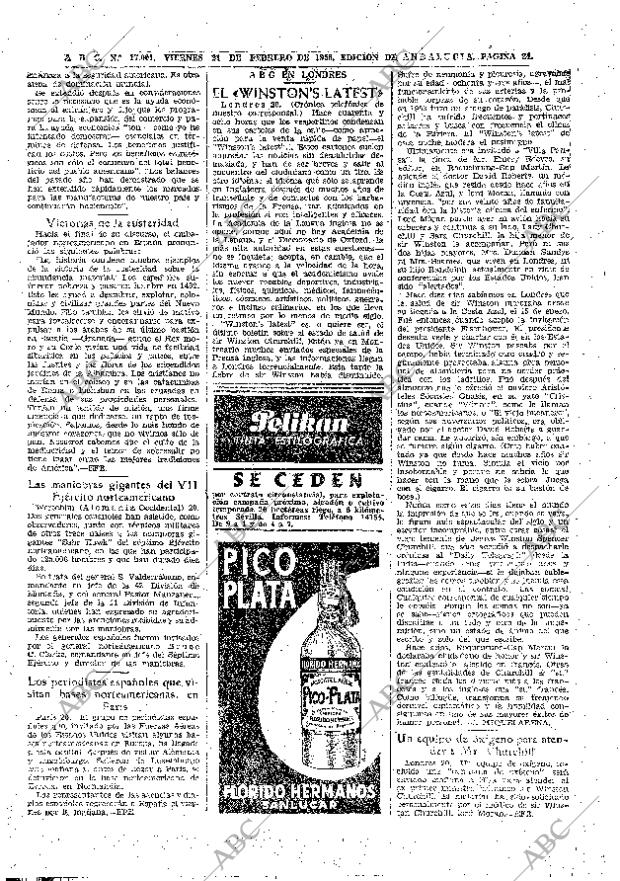 ABC SEVILLA 21-02-1958 página 24