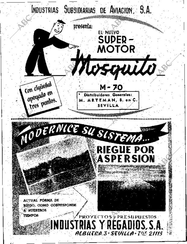 ABC SEVILLA 22-02-1958 página 10