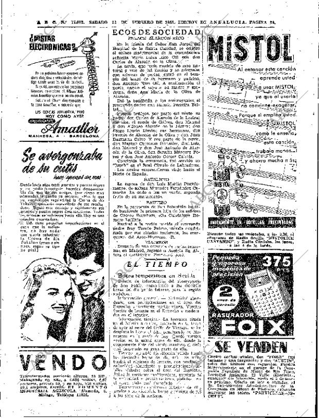 ABC SEVILLA 22-02-1958 página 24