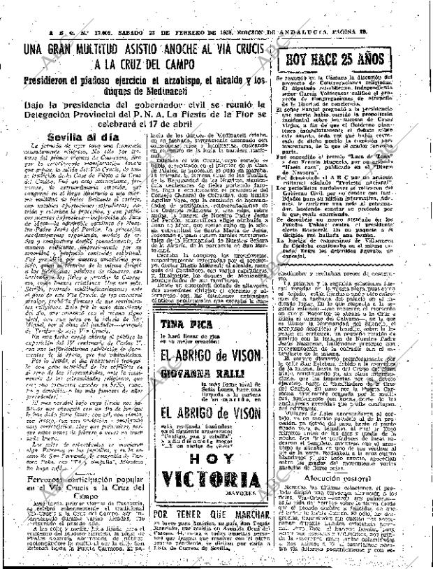 ABC SEVILLA 22-02-1958 página 29