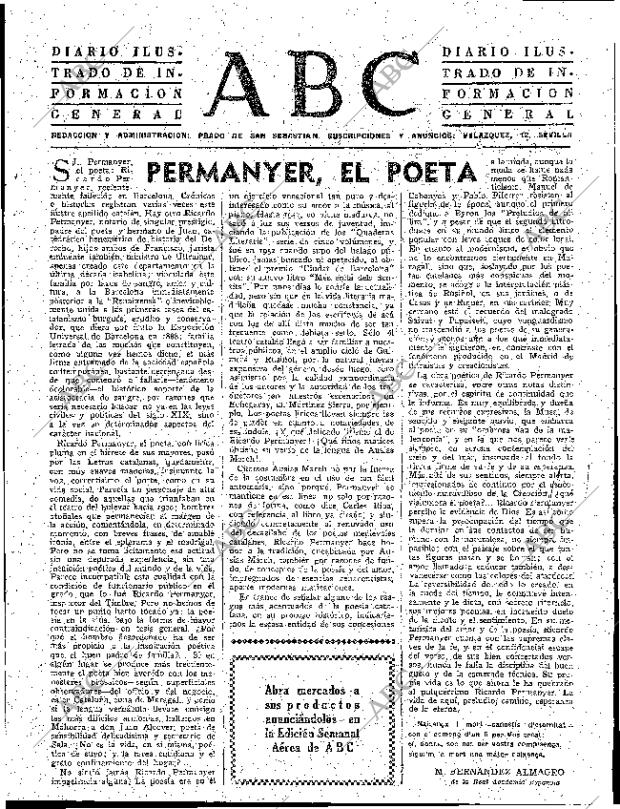 ABC SEVILLA 22-02-1958 página 3