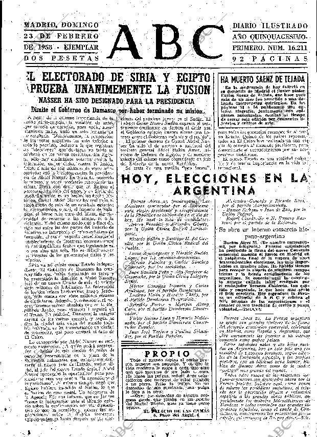 ABC MADRID 23-02-1958 página 47