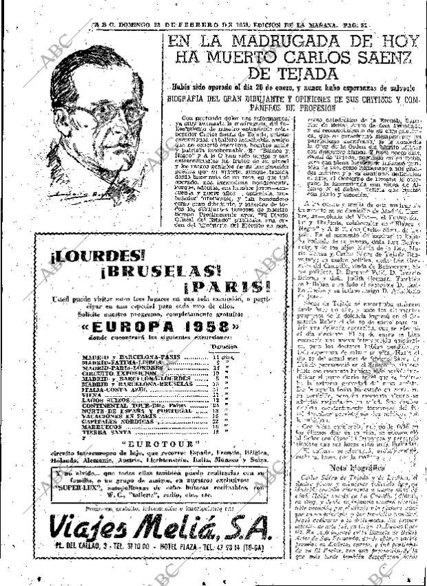 ABC MADRID 23-02-1958 página 51