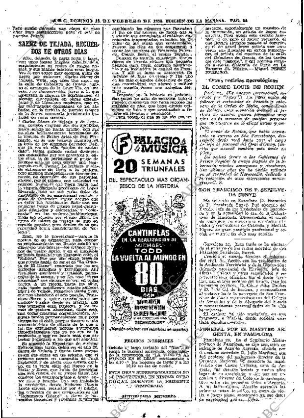 ABC MADRID 23-02-1958 página 54