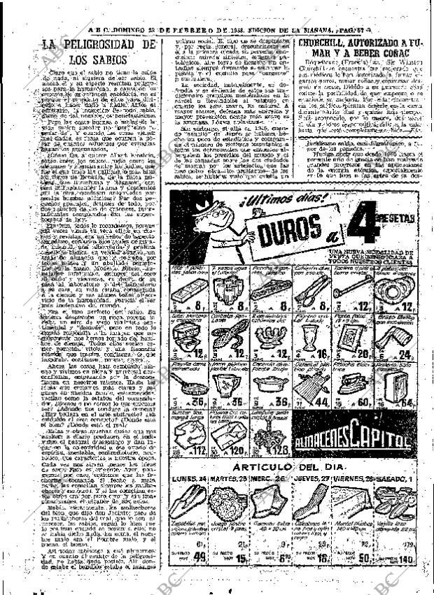 ABC MADRID 23-02-1958 página 57