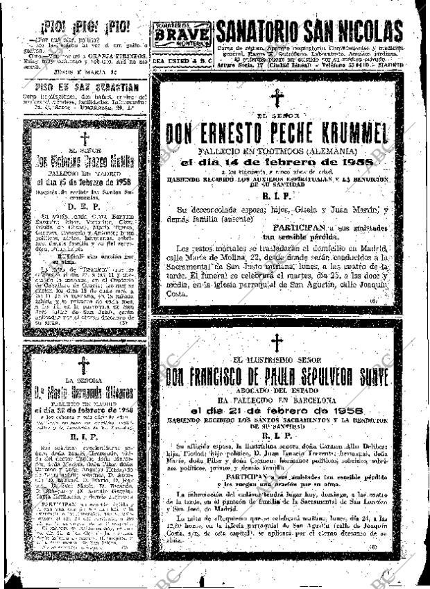 ABC MADRID 23-02-1958 página 88