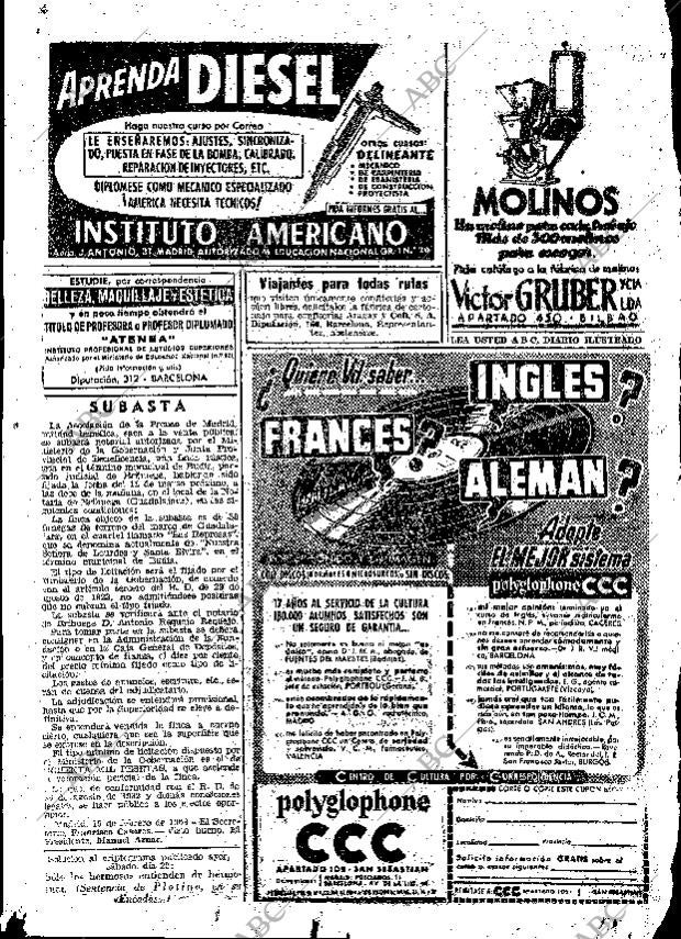 ABC MADRID 23-02-1958 página 90