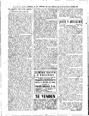 ABC SEVILLA 23-02-1958 página 44