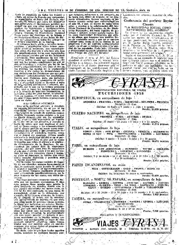 ABC MADRID 28-02-1958 página 33
