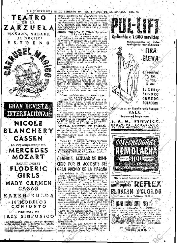ABC MADRID 28-02-1958 página 54