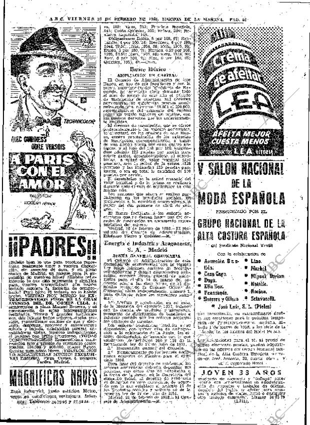 ABC MADRID 28-02-1958 página 56