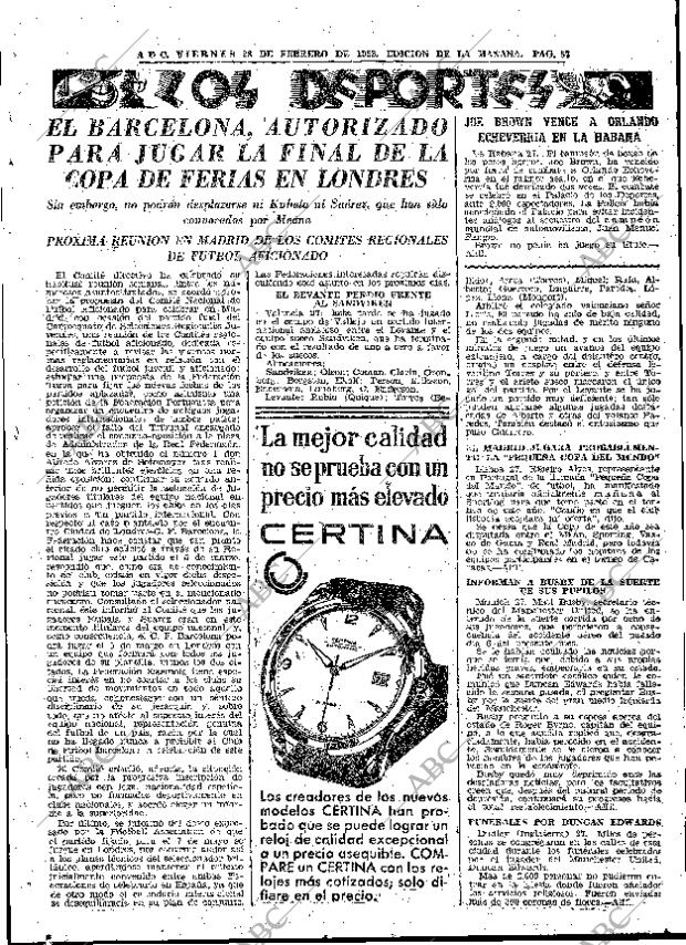 ABC MADRID 28-02-1958 página 57